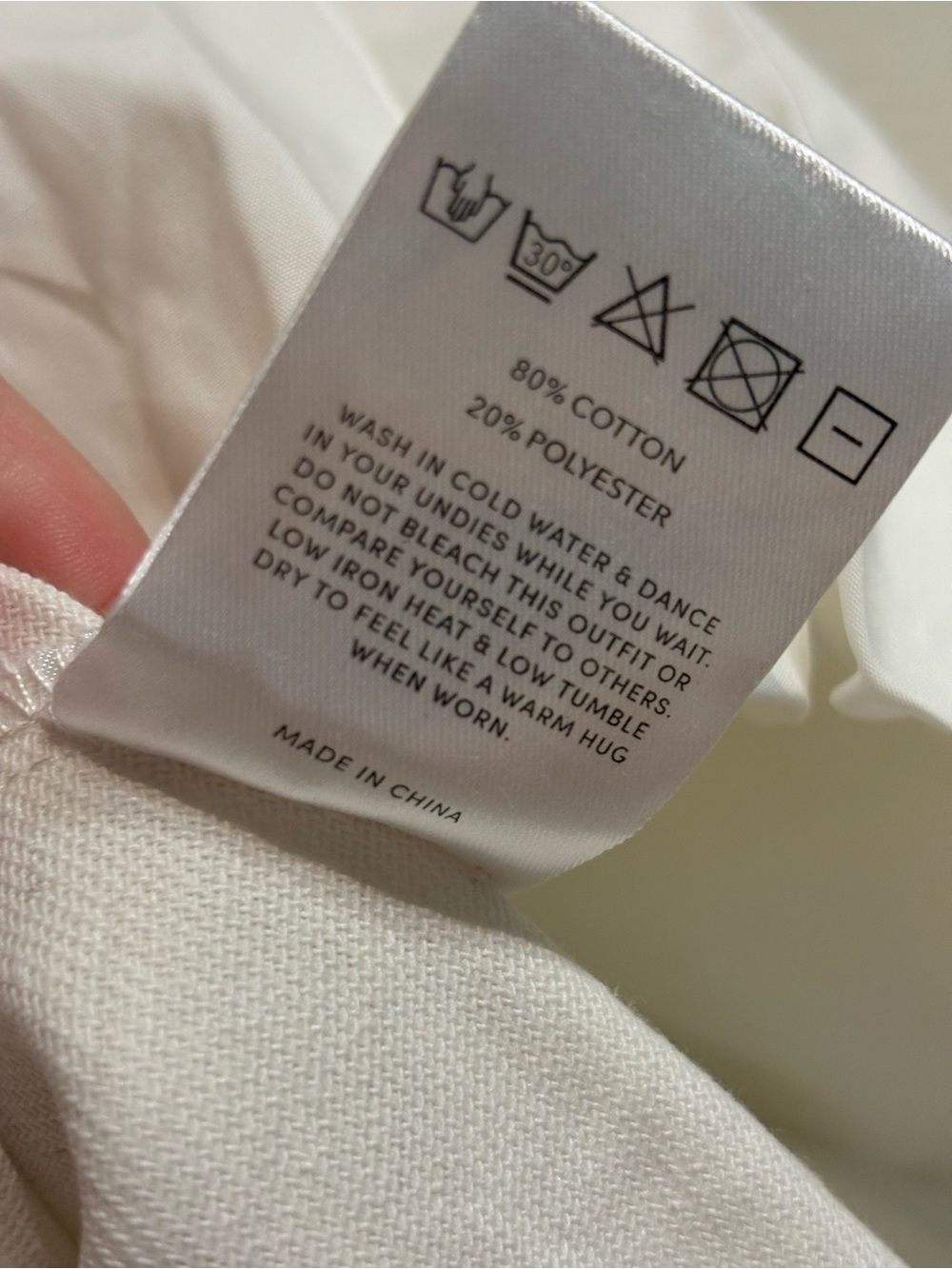Peppermayo NWT Georgina Denim Mini Dress White Size 6 - Picture 8 of 8